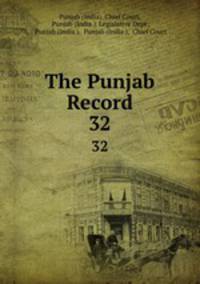The Punjab Record. 32