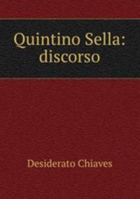 Quintino Sella: discorso