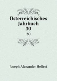 sterreichisches Jahrbuch. 30
