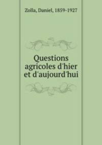 Questions agricoles d