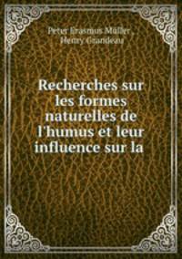 Recherches sur les formes naturelles de l