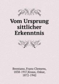 Vom Ursprung sittlicher Erkenntnis
