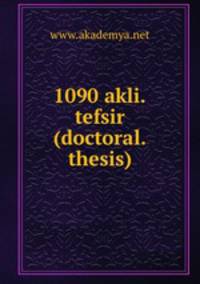 1090 akli.tefsir (doctoral.thesis)
