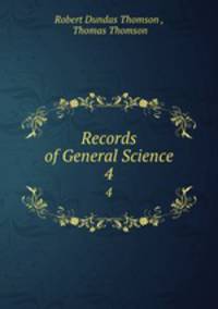 Records of General Science. 4