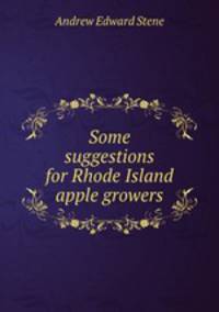 Some suggestions for Rhode Island apple growers