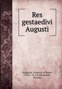 Res gestaedivi Augusti