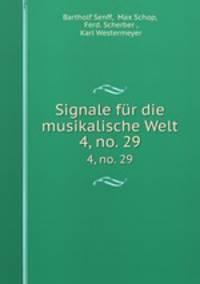 Signale fr die musikalische Welt. 4, no. 29