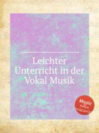Leichter Unterricht in der Vokal Musik