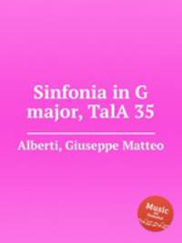 Sinfonia in G major, TalA 35