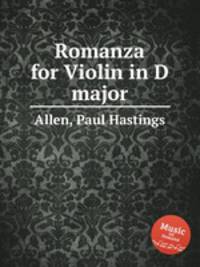 Romanza for Violin in D major
