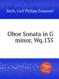 Oboe Sonata in G minor, Wq.135