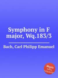 Symphony in F major, Wq.183/3