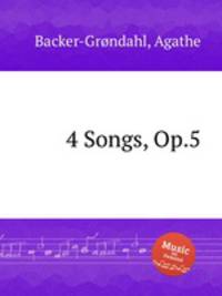 4 Songs, Op.5