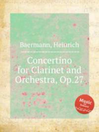 Concertino for Clarinet and Orchestra, Op.27