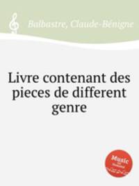 Livre contenant des pieces de different genre