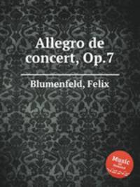 Allegro de concert, Op.7
