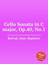 Cello Sonata in C major, Op.40, No.1