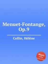 Menuet-Fontange, Op.9