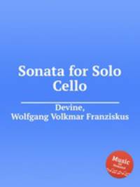Sonata for Solo Cello