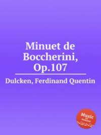 Minuet de Boccherini, Op.107