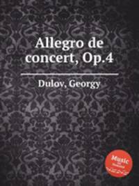 Allegro de concert, Op.4