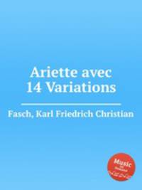 Ariette avec 14 Variations