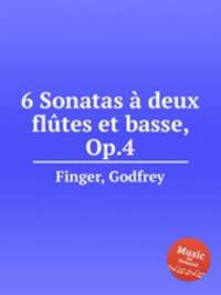 6 Sonatas deux fltes et basse, Op.4