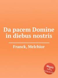 Da pacem Domine in diebus nostris