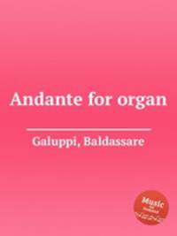 Andante for organ