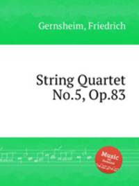 String Quartet No.5, Op.83
