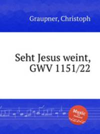 Seht Jesus weint, GWV 1151/22