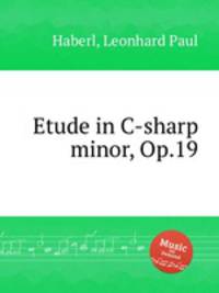 Etude in C-sharp minor, Op.19