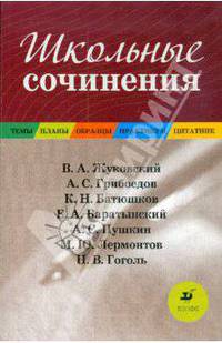 Школьные сочинения: Темы. Планы. Образцы. Практикум. Цитатник: учебное пособие