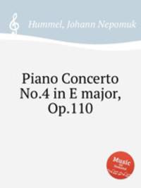 Piano Concerto No.4 in E major, Op.110