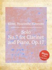 Solo No.7 for Clarinet and Piano, Op.17