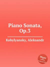 Piano Sonata, Op.3