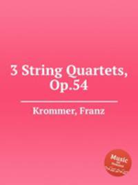 3 String Quartets, Op.54