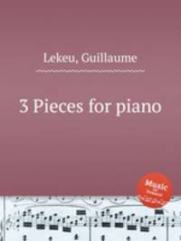 3 Pieces for piano