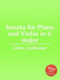 Sonata for Piano and Violin in G major