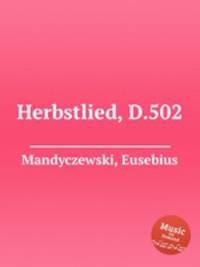 Herbstlied, D.502
