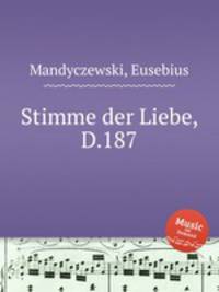 Stimme der Liebe, D.187