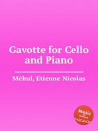 Gavotte for Cello and Piano