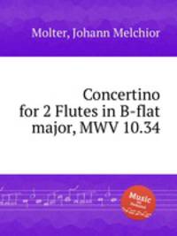 Concertino for 2 Flutes in B-flat major, MWV 10.34