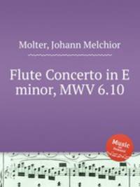 Flute Concerto in E minor, MWV 6.10