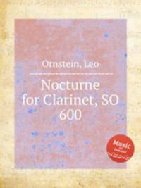 Nocturne for Clarinet, SO 600