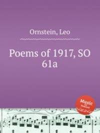 Poems of 1917, SO 61a