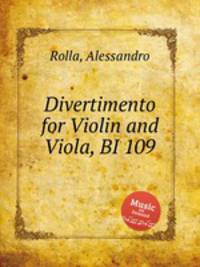 Divertimento for Violin and Viola, BI 109