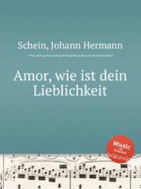 Amor, wie ist dein Lieblichkeit