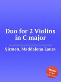 Duo for 2 Violins in C major