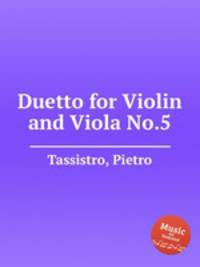Duetto for Violin and Viola No.5